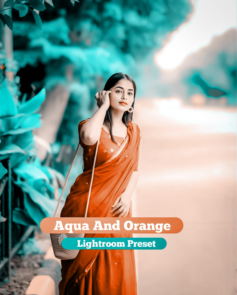 Aqua And Orange Lightroom Preset