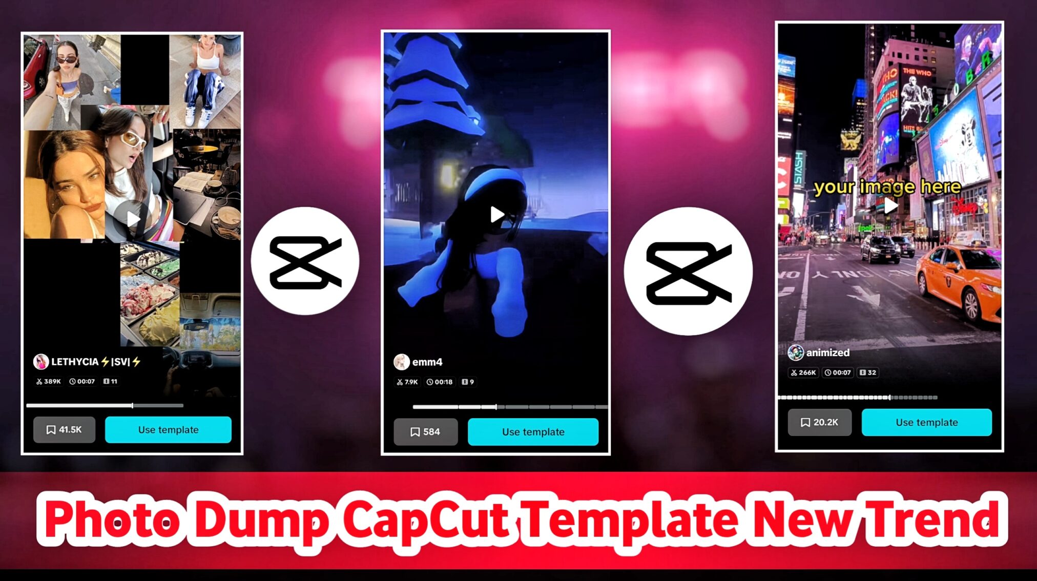 Photo Dump CapCut Template Link