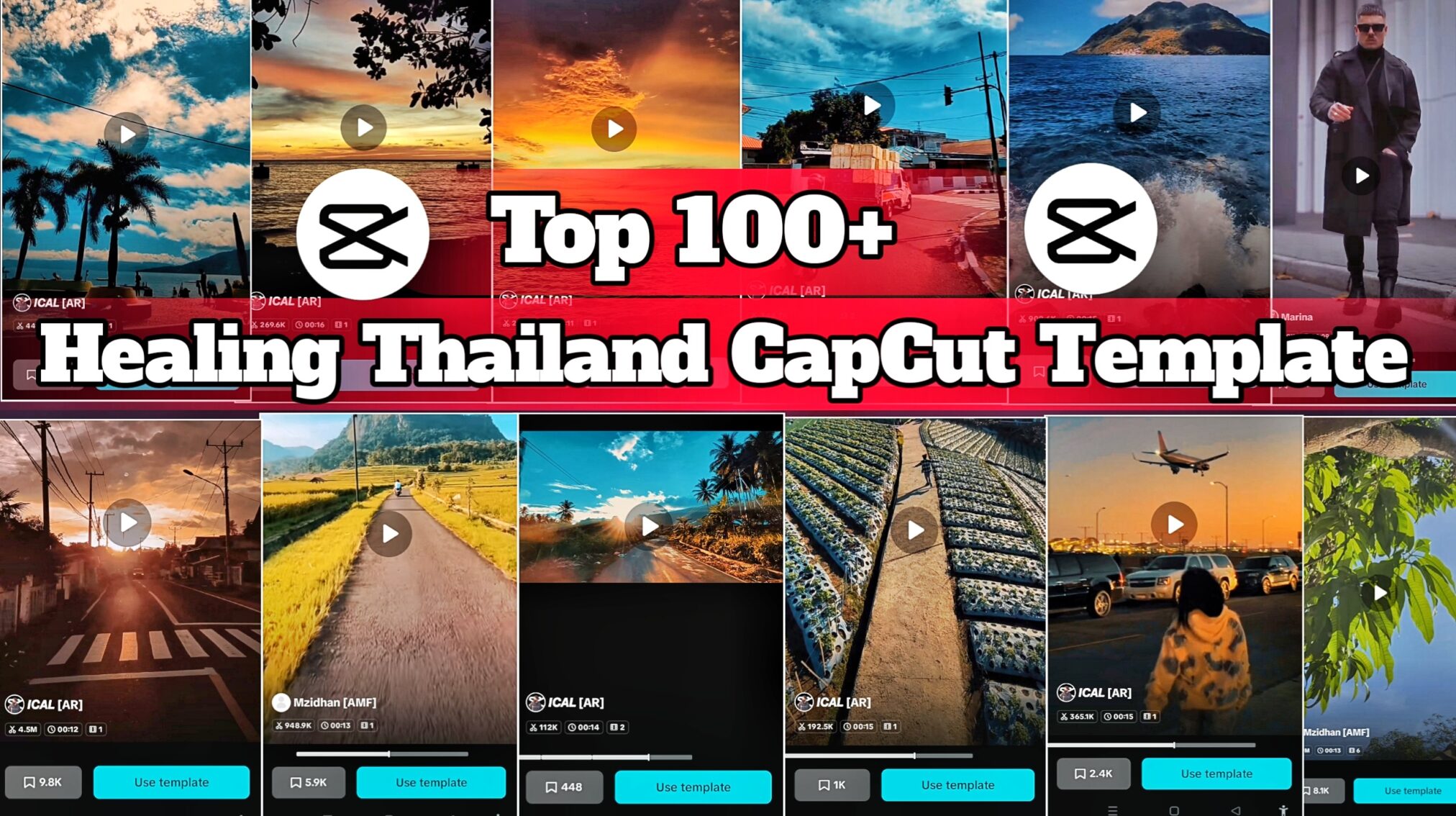 Top 100+ Healing Thailand CapCut Template New Trend