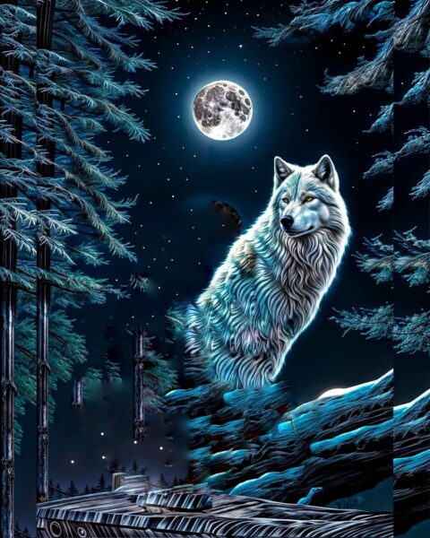 Wolf Picsart Background Photo Editing 