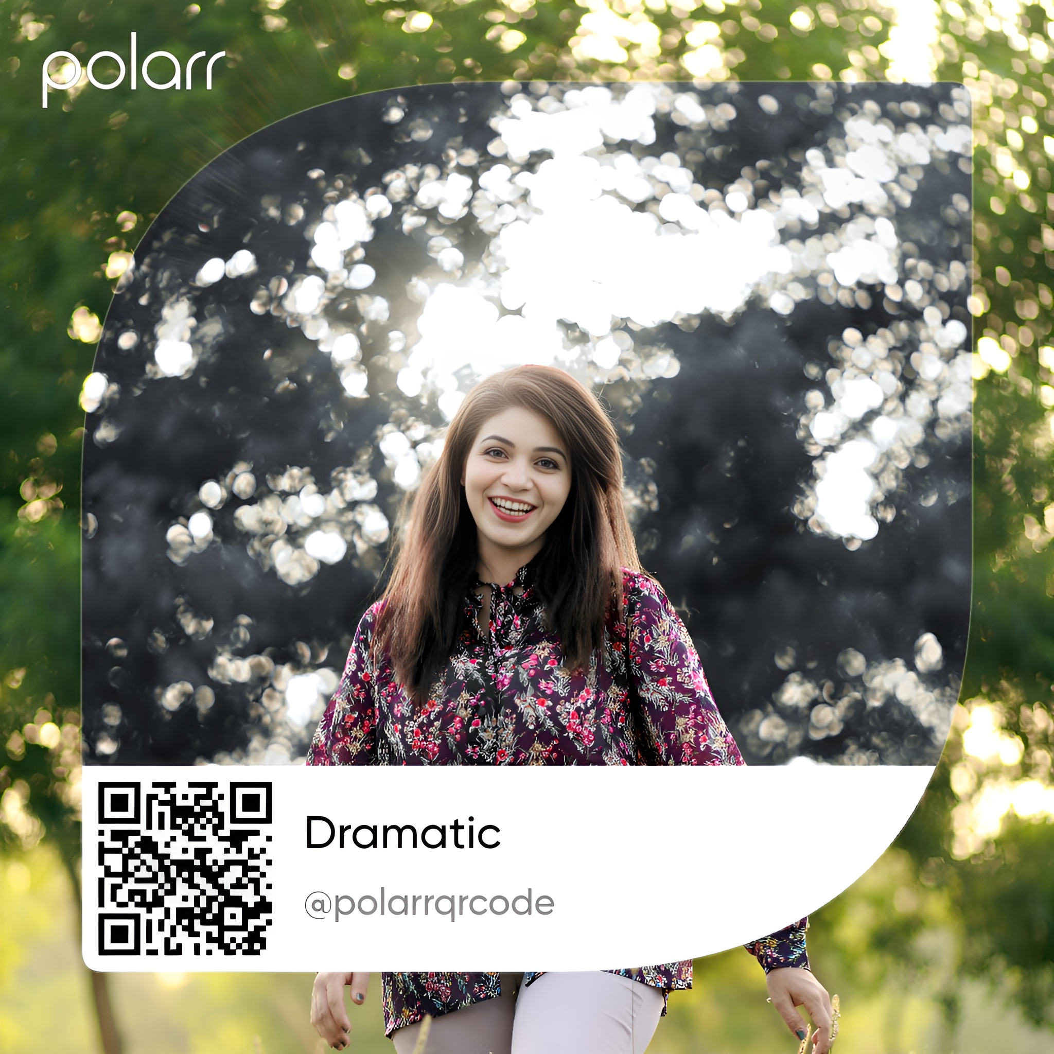 Dramatic Film QR Code Polar